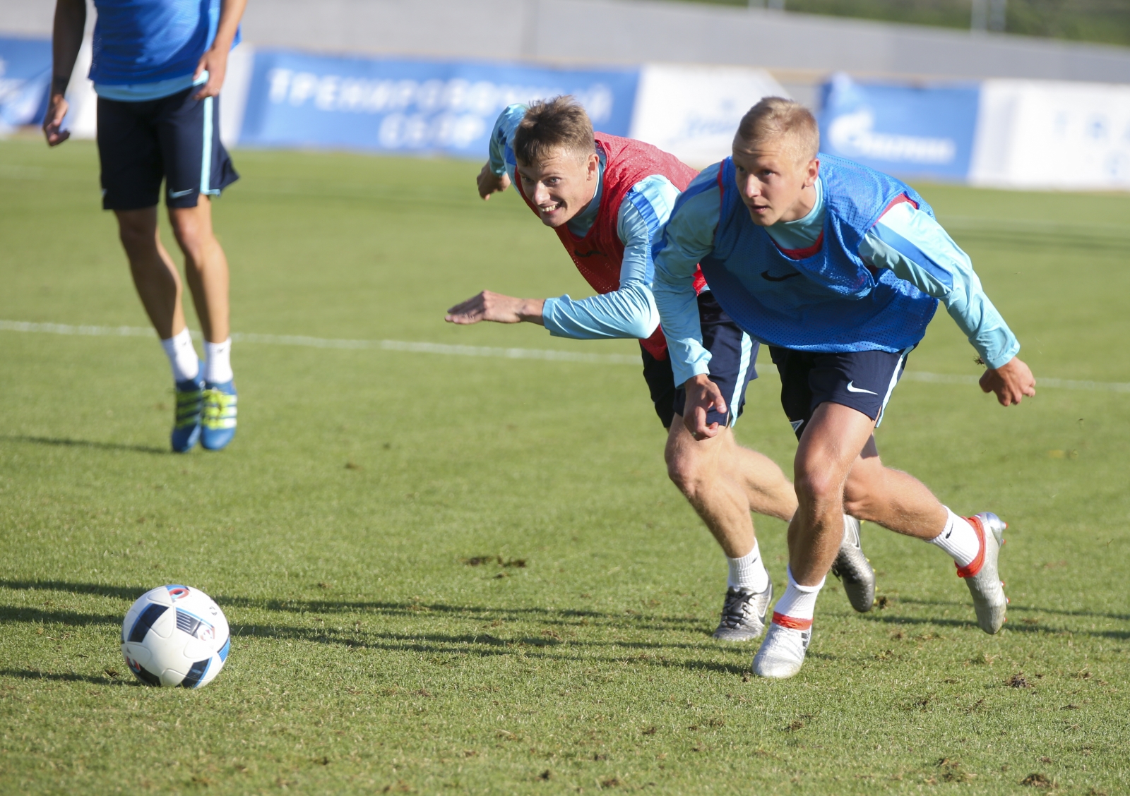 «Газпром»-тренировочные сборы в Швейцарии: вечерняя тренировка 15 июля