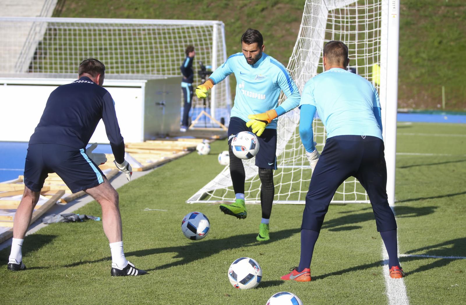 «Газпром»-тренировочные сборы в Швейцарии: вечерняя тренировка 15 июля