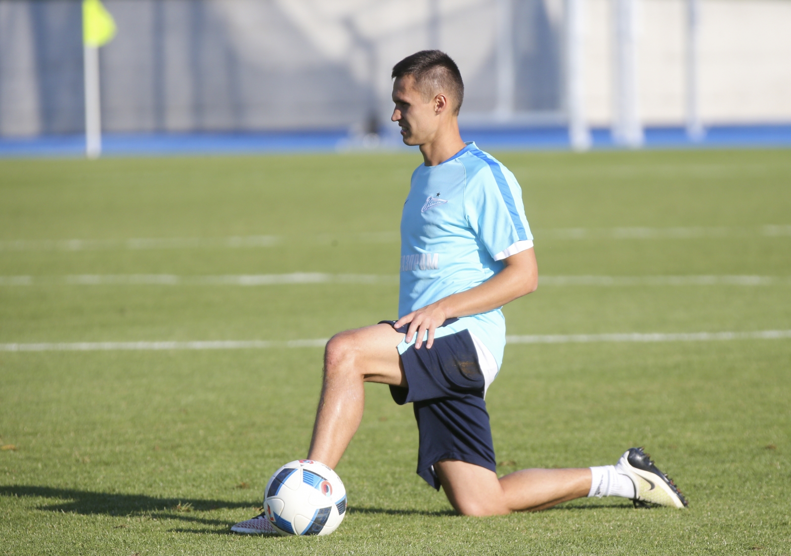 «Газпром»-тренировочные сборы в Швейцарии: вечерняя тренировка 15 июля