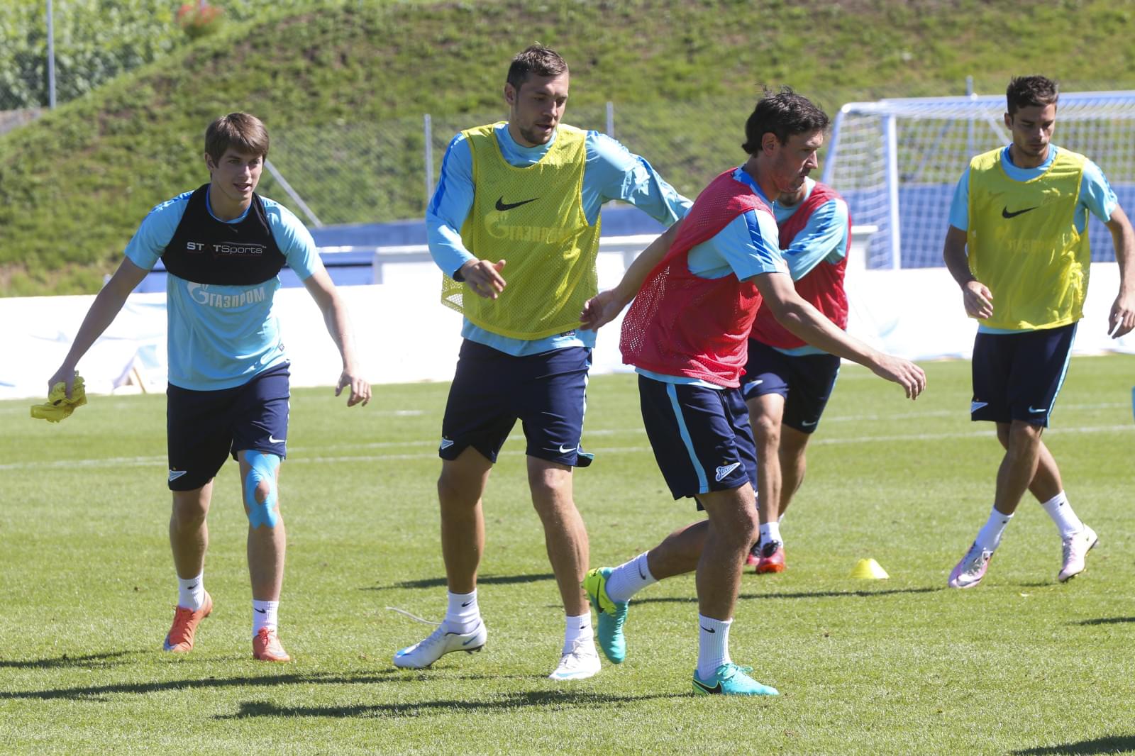 «Газпром»-тренировочные сборы в Швейцарии: утренняя тренировка 16 июля