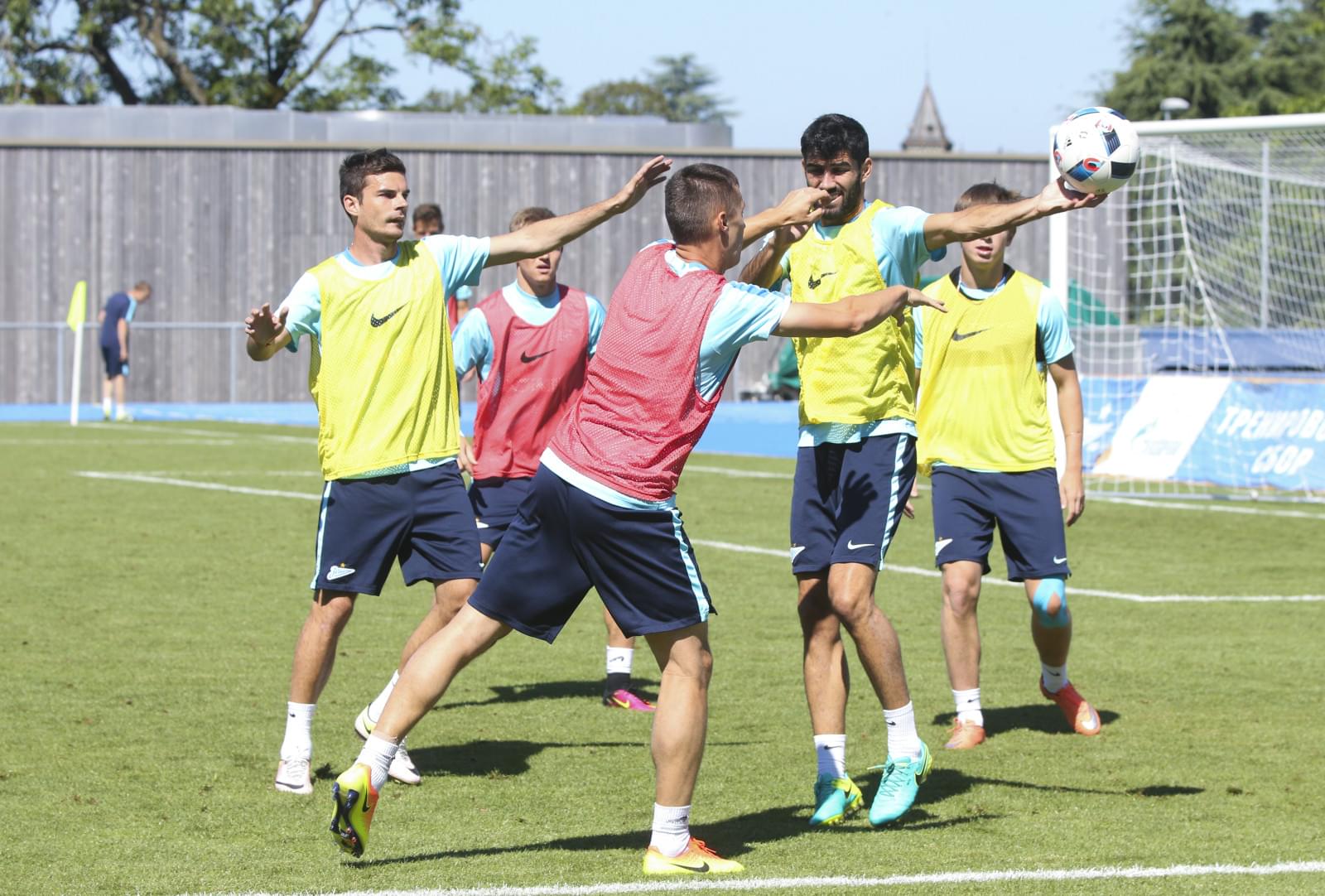 «Газпром»-тренировочные сборы в Швейцарии: утренняя тренировка 16 июля