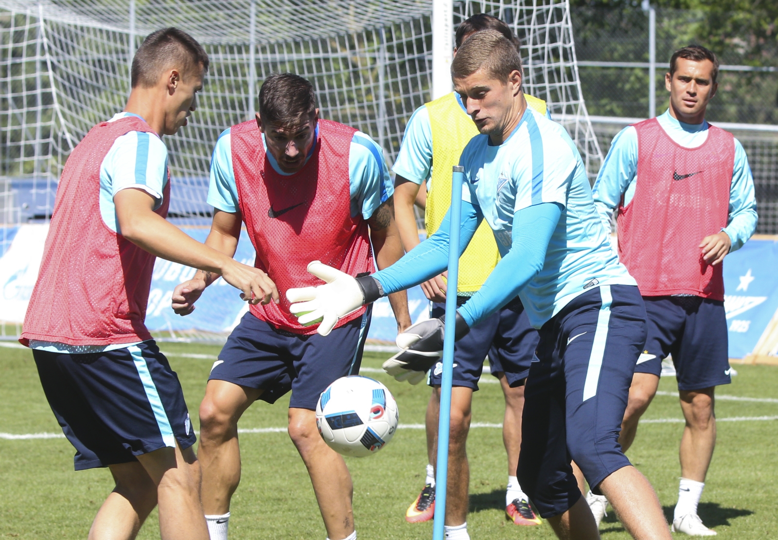 «Газпром»-тренировочные сборы в Швейцарии: утренняя тренировка 16 июля