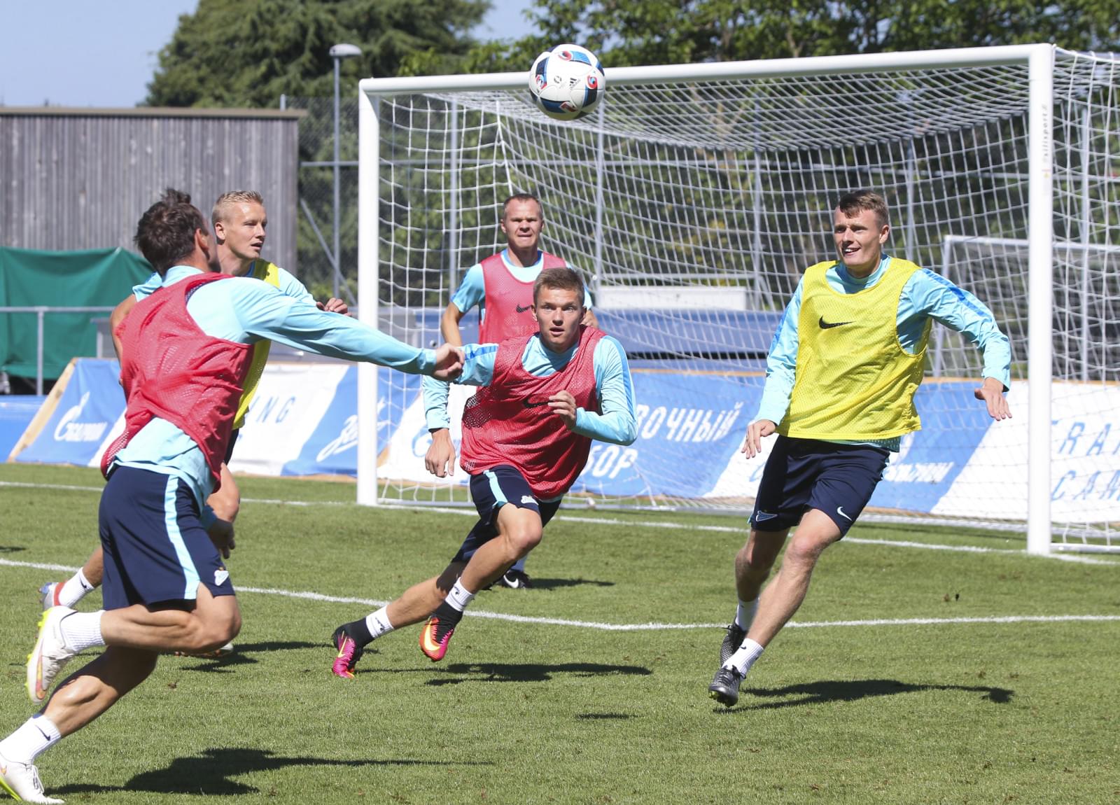 «Газпром»-тренировочные сборы в Швейцарии: утренняя тренировка 16 июля