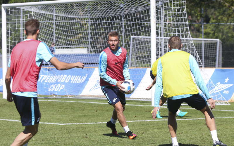 «Газпром»-тренировочные сборы в Швейцарии: утренняя тренировка 16 июля