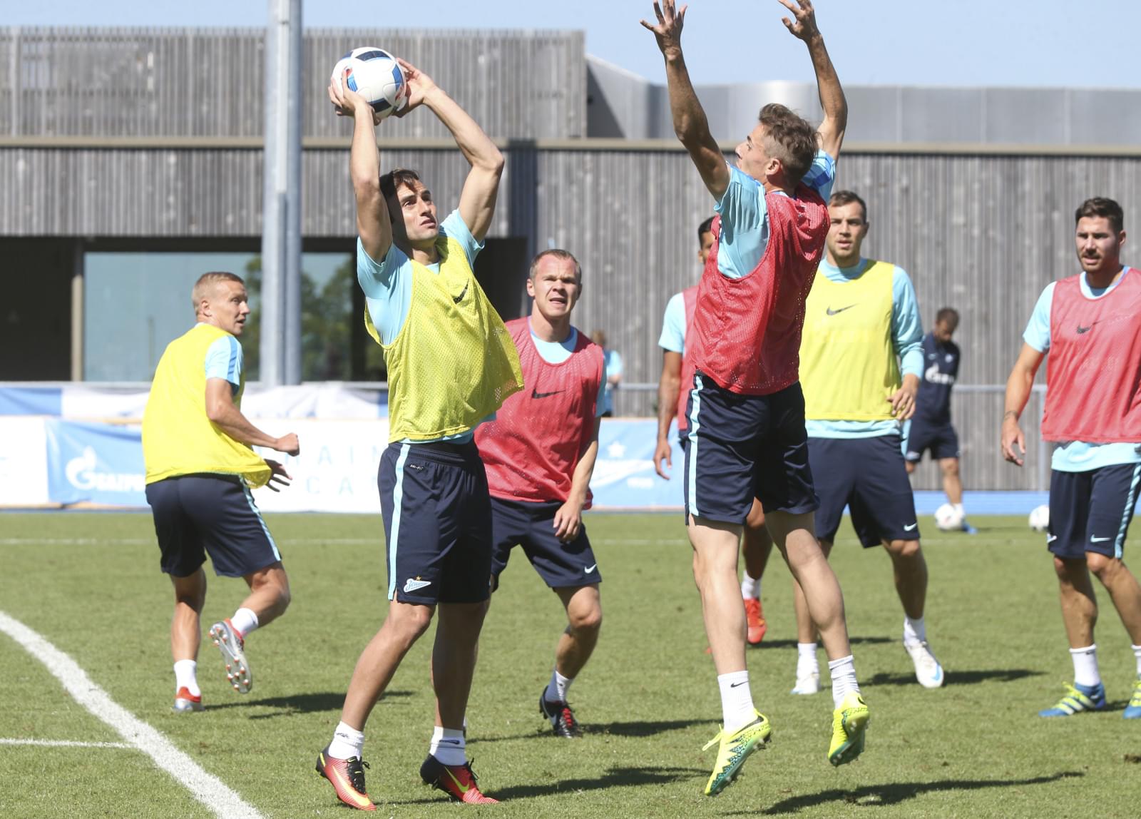 «Газпром»-тренировочные сборы в Швейцарии: утренняя тренировка 16 июля