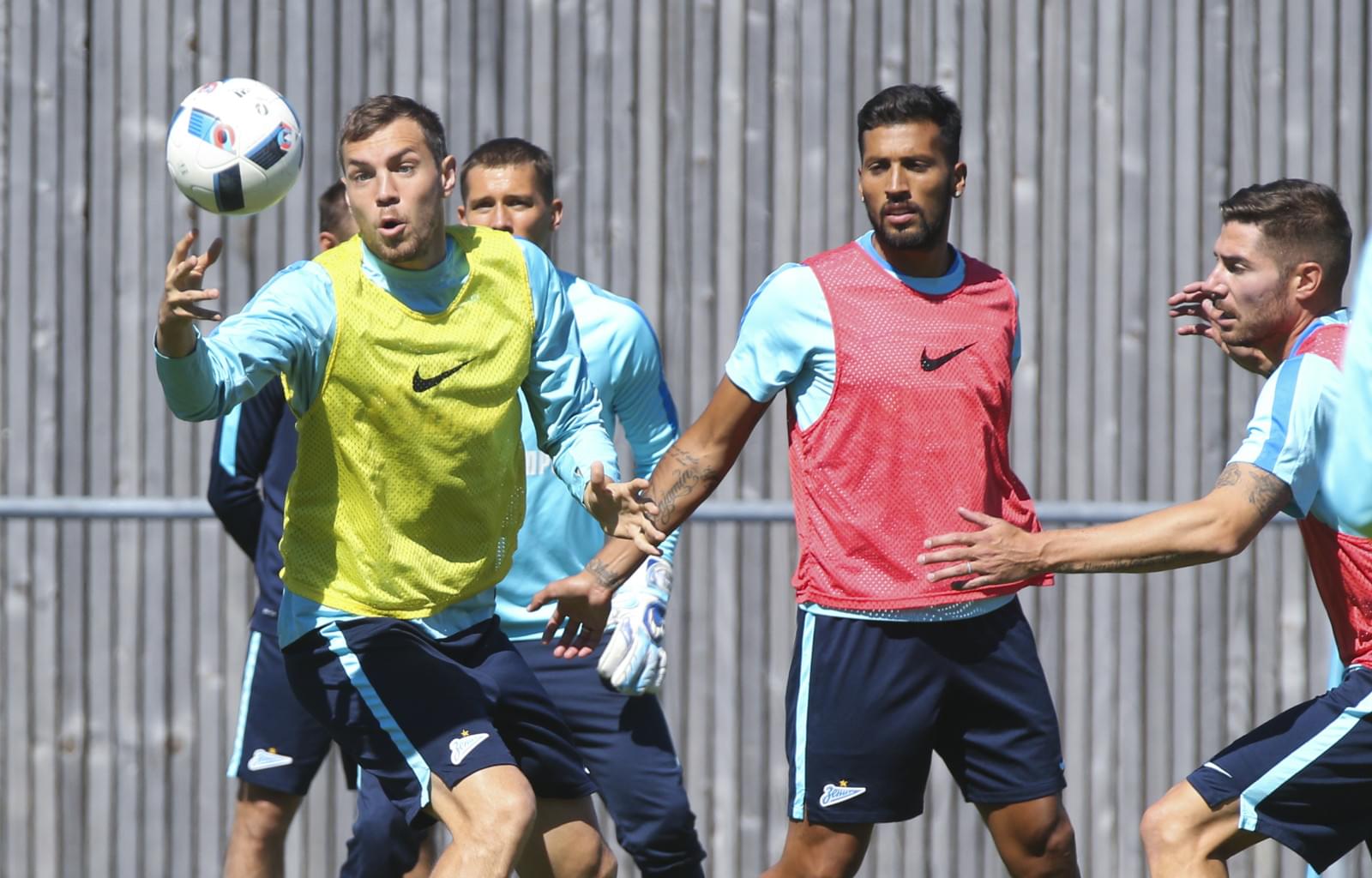 «Газпром»-тренировочные сборы в Швейцарии: утренняя тренировка 16 июля