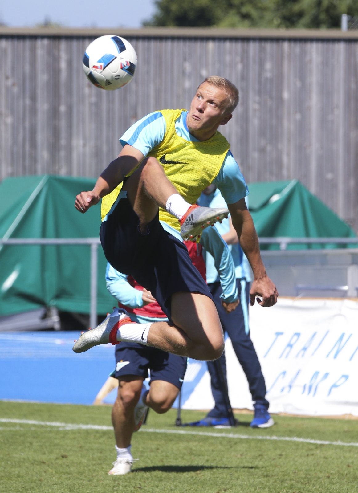 «Газпром»-тренировочные сборы в Швейцарии: утренняя тренировка 16 июля