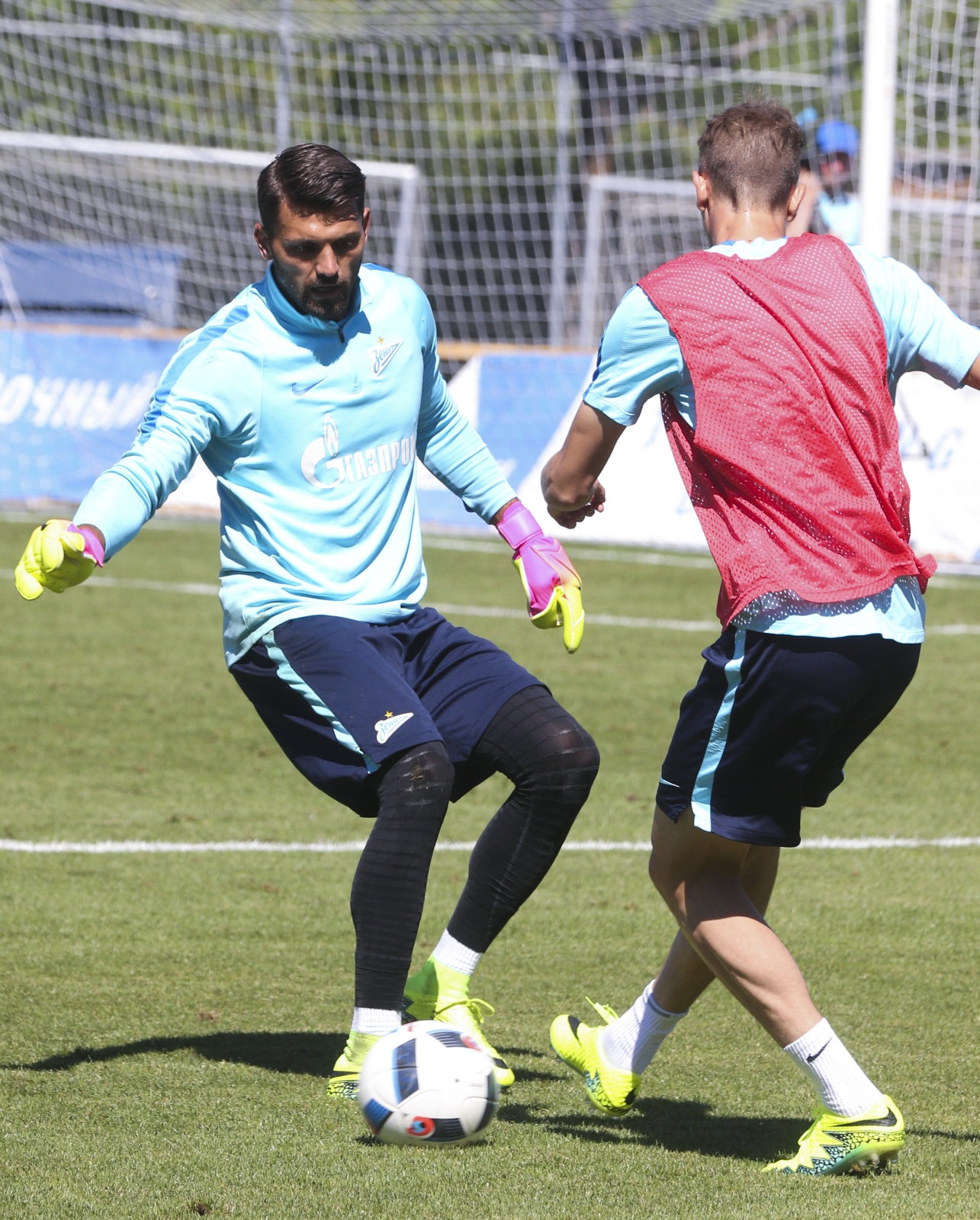 «Газпром»-тренировочные сборы в Швейцарии: утренняя тренировка 16 июля