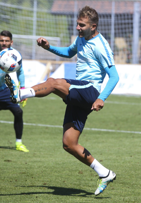 «Газпром»-тренировочные сборы в Швейцарии: утренняя тренировка 16 июля