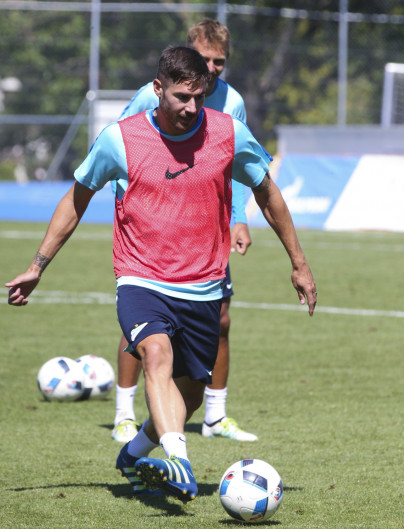 «Газпром»-тренировочные сборы в Швейцарии: утренняя тренировка 16 июля