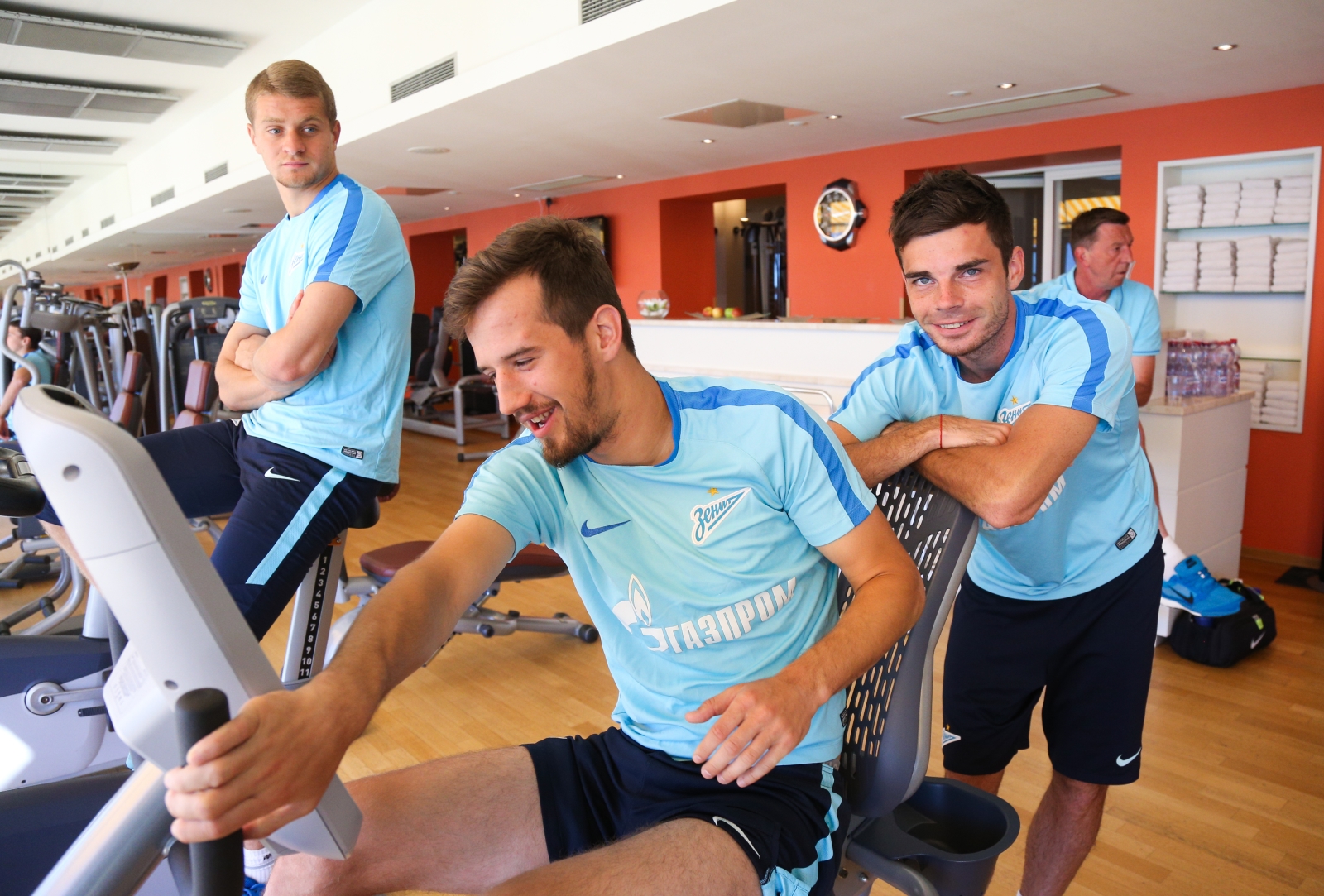 «Газпром»-тренировочные сборы в Швейцарии: утренняя тренировка 18 июля