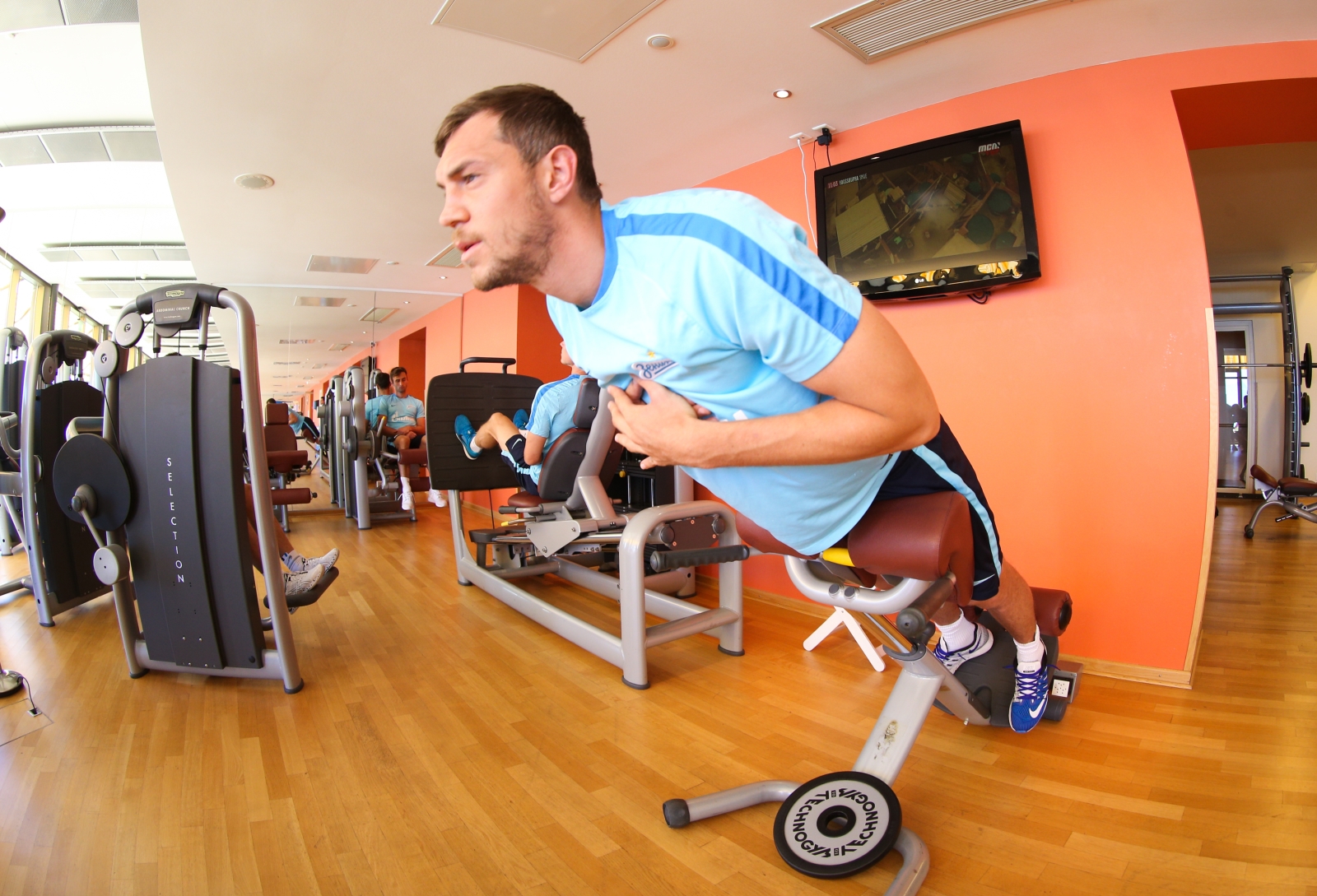 «Газпром»-тренировочные сборы в Швейцарии: утренняя тренировка 18 июля