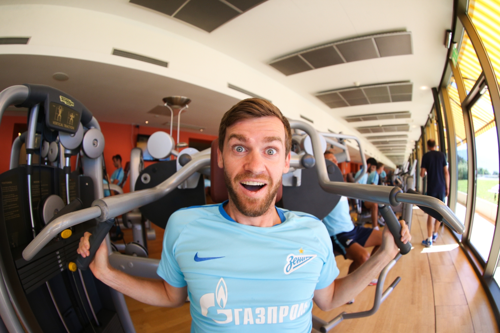 «Газпром»-тренировочные сборы в Швейцарии: утренняя тренировка 18 июля