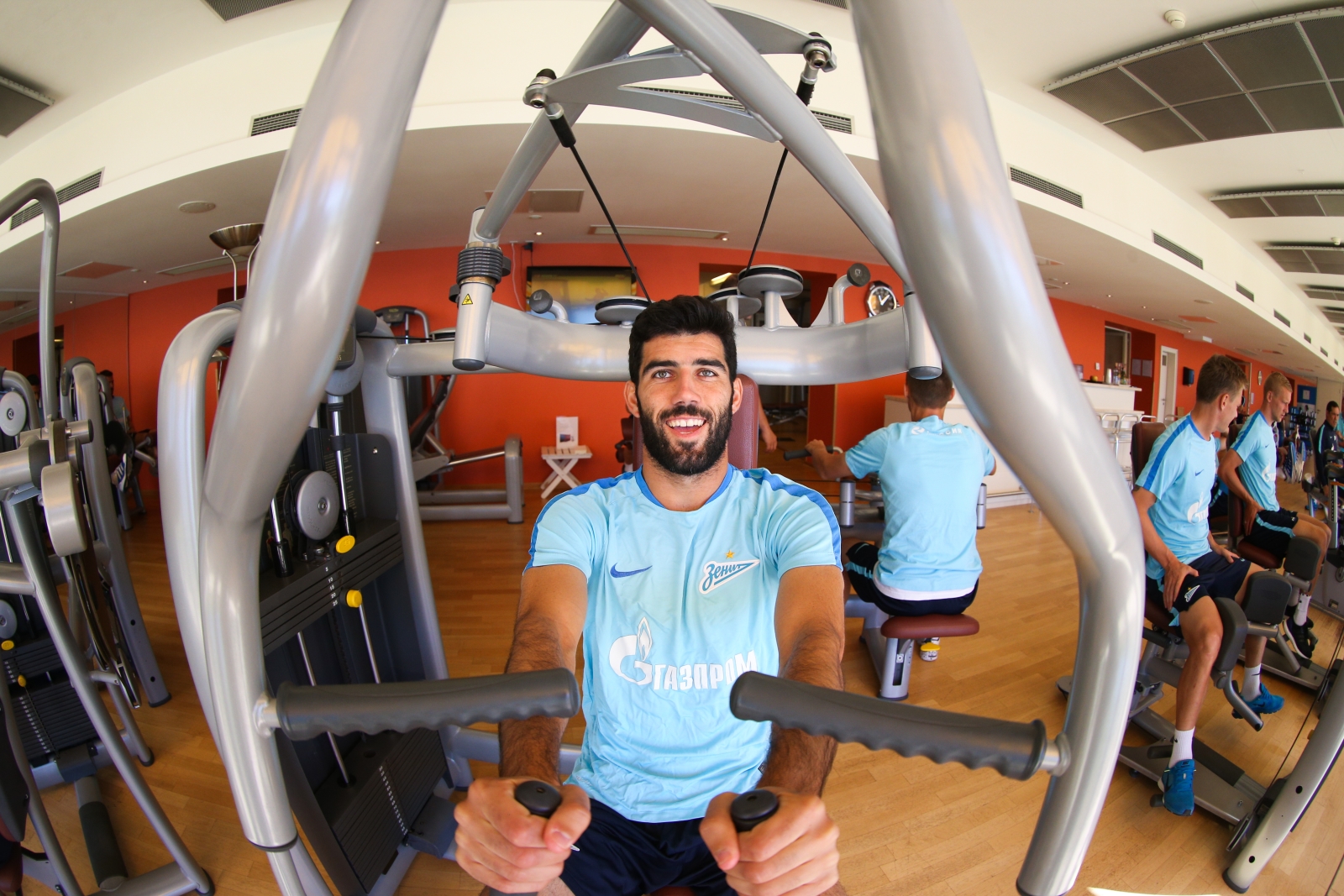 «Газпром»-тренировочные сборы в Швейцарии: утренняя тренировка 18 июля