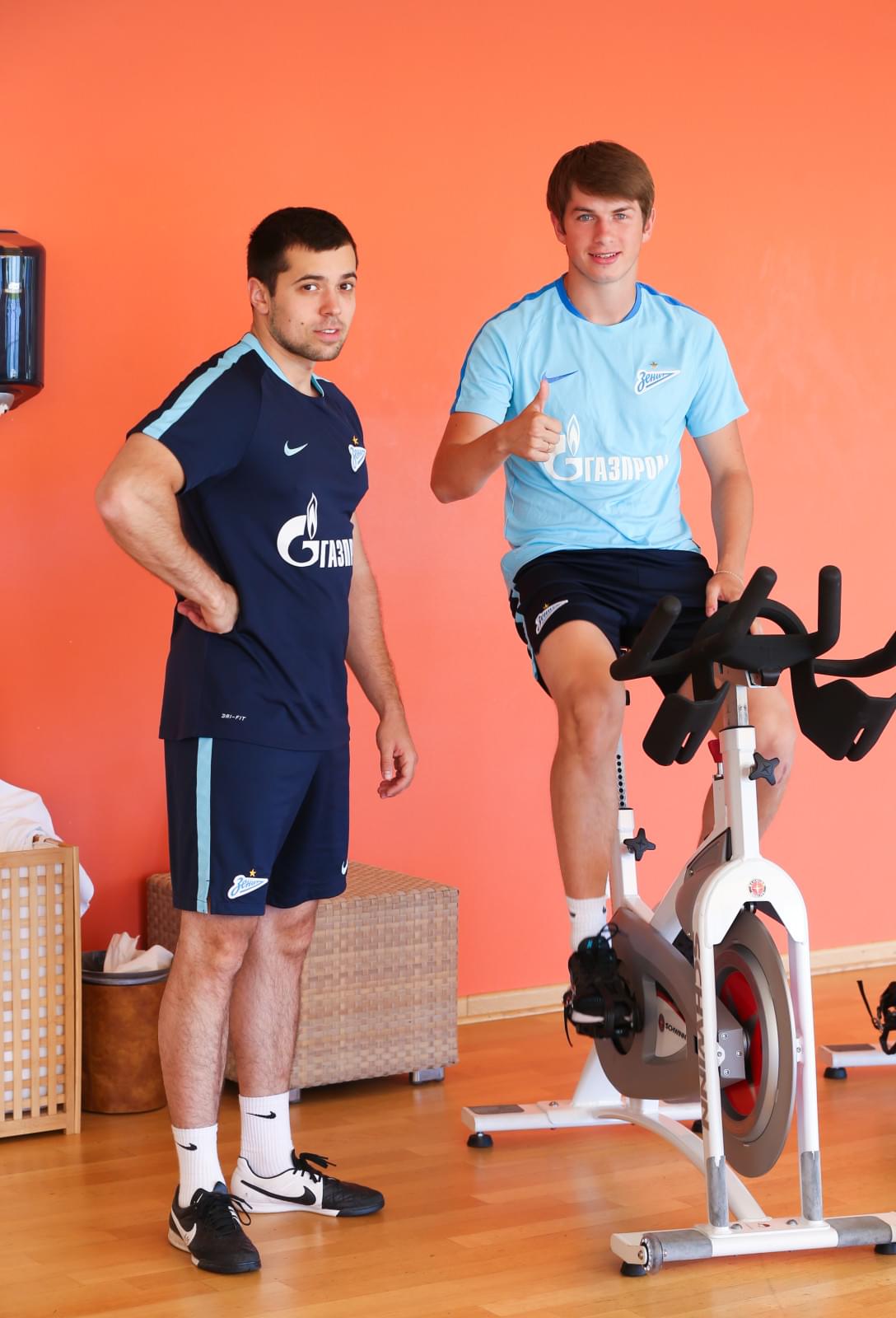 «Газпром»-тренировочные сборы в Швейцарии: утренняя тренировка 18 июля