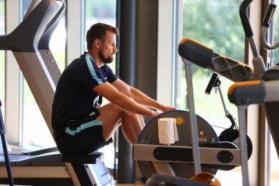 «Газпром»-тренировочные сборы в Швейцарии: утренняя тренировка 18 июля