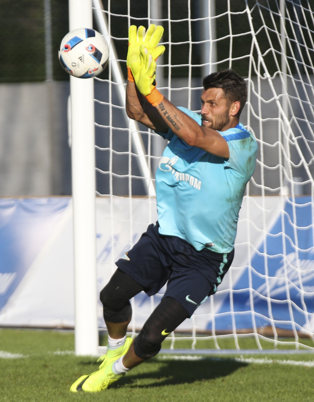 «Газпром»-тренировочные сборы в Швейцарии: вечерняя тренировка 18 июля