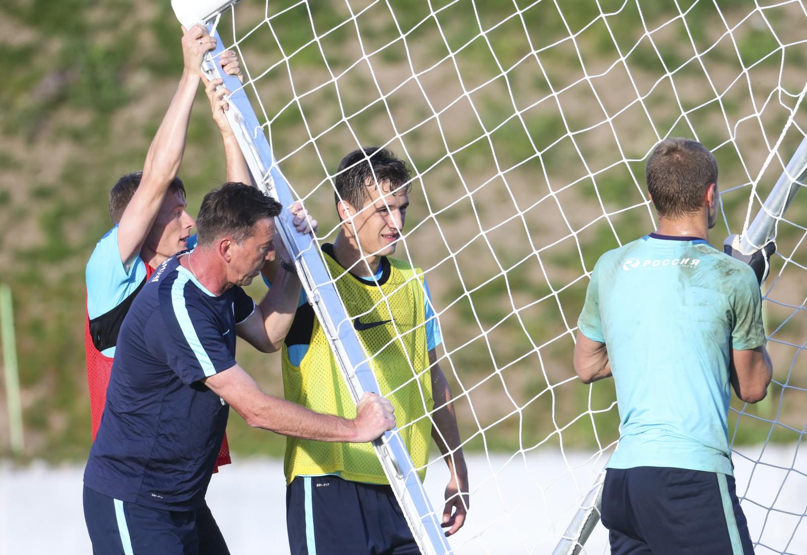 «Газпром»-тренировочные сборы в Швейцарии: вечерняя тренировка 18 июля