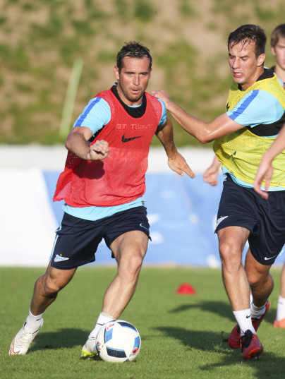 «Газпром»-тренировочные сборы в Швейцарии: вечерняя тренировка 18 июля