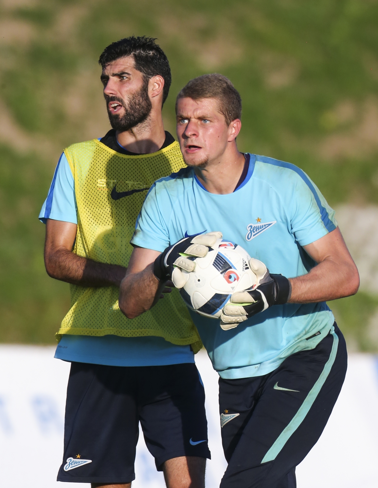 «Газпром»-тренировочные сборы в Швейцарии: вечерняя тренировка 18 июля