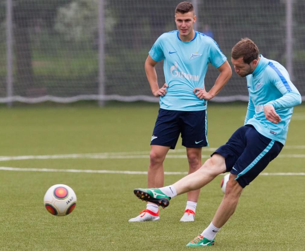 Тренировка «Зенит»-2 перед матчем с «Тюменью»