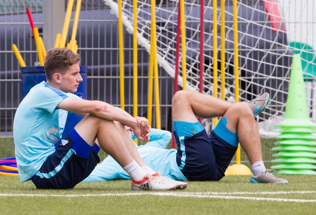 Тренировка «Зенит»-2 перед матчем с «Тюменью»