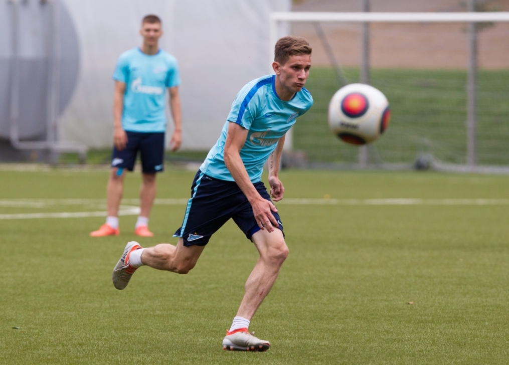 Тренировка «Зенит»-2 перед матчем с «Тюменью»