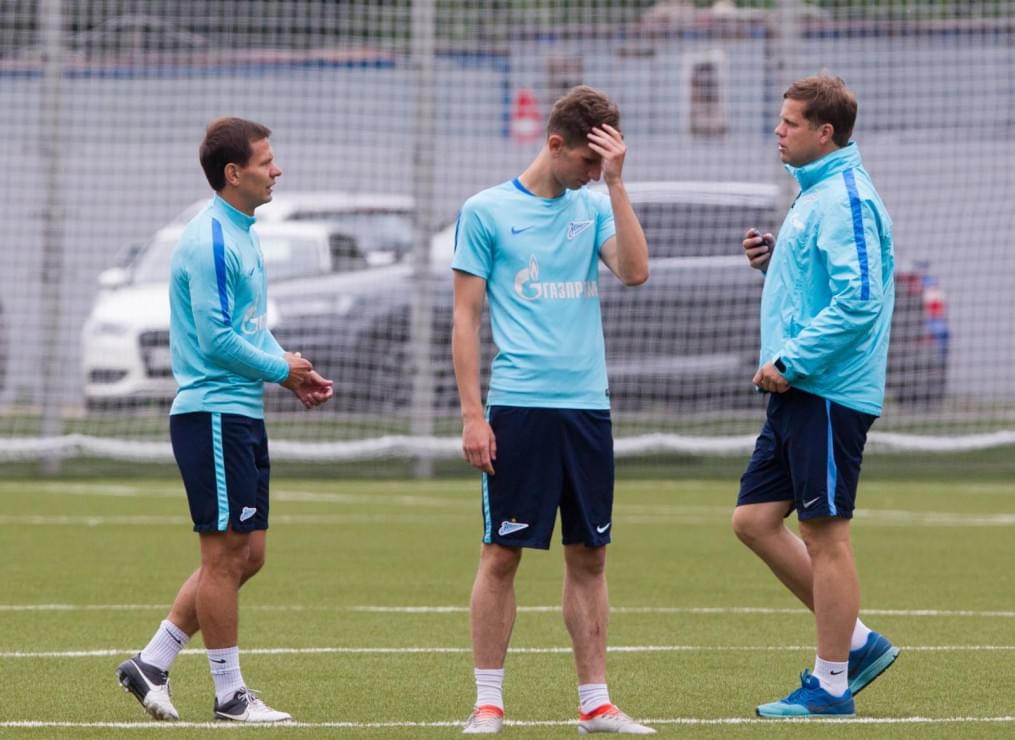 Тренировка «Зенит»-2 перед матчем с «Тюменью»