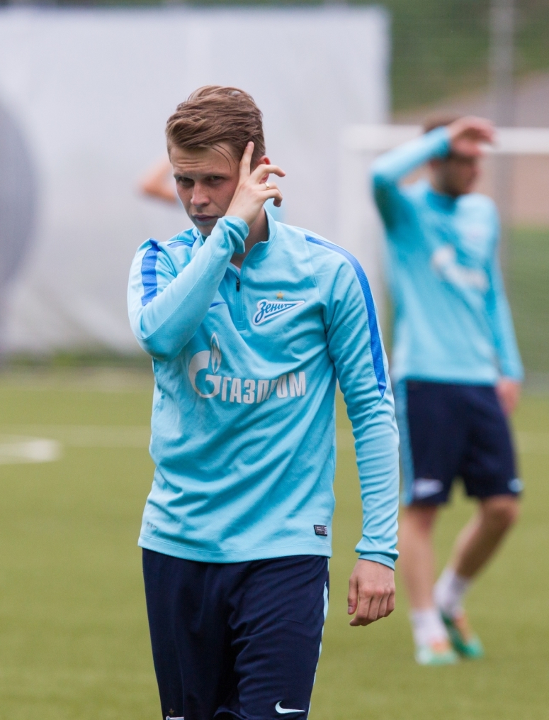 Тренировка «Зенит»-2 перед матчем с «Тюменью»