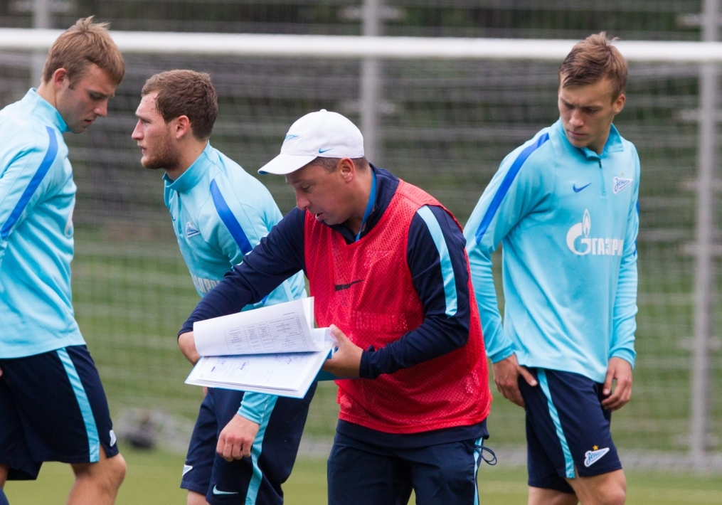 Тренировка «Зенит»-2 перед матчем с «Тюменью»