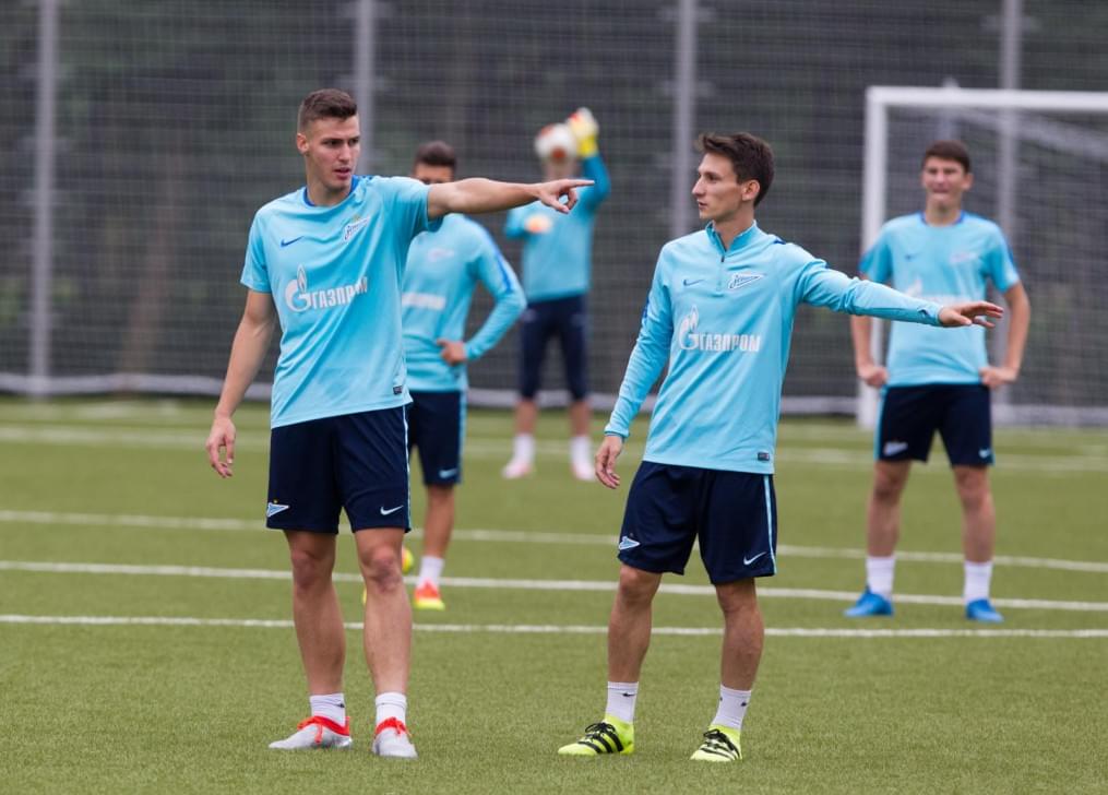 Тренировка «Зенит»-2 перед матчем с «Тюменью»