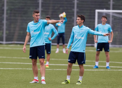 Тренировка «Зенит»-2 перед матчем с «Тюменью»