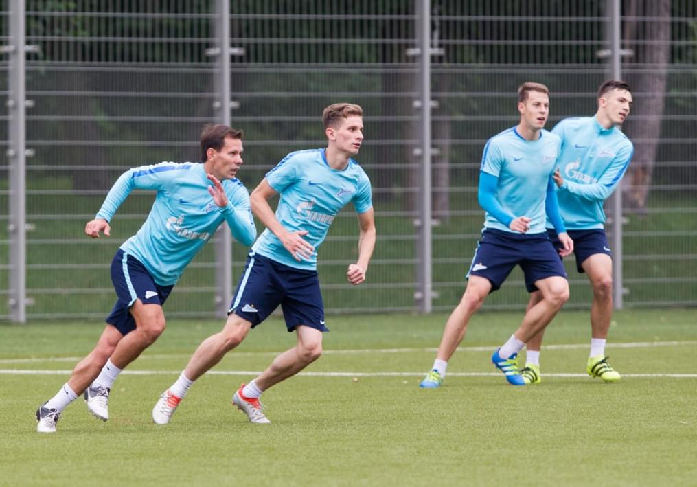 Тренировка «Зенит»-2 перед матчем с «Тюменью»