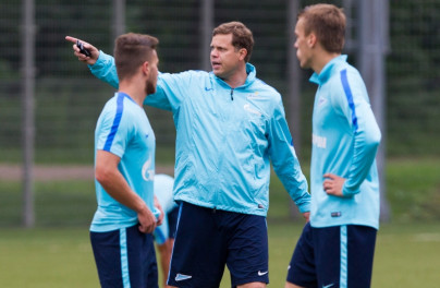 Тренировка «Зенит»-2 перед матчем с «Тюменью»