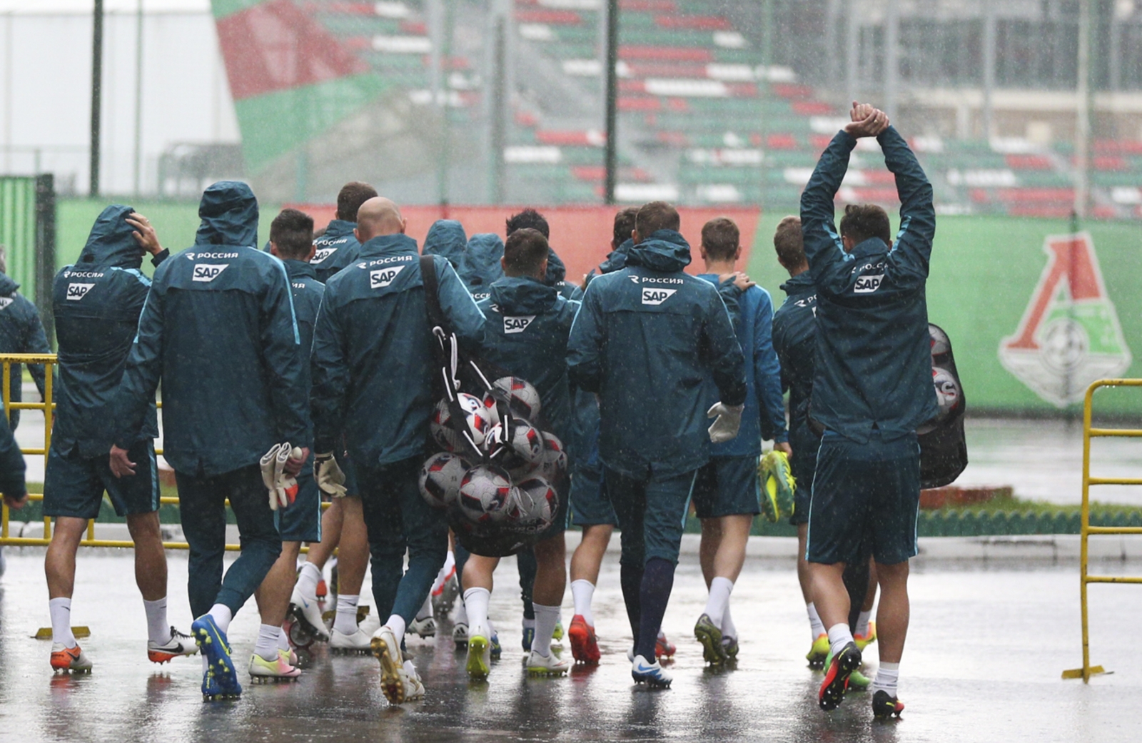 Предыгровая тренировка «Зенита» перед матчем за Суперкубок России 2016