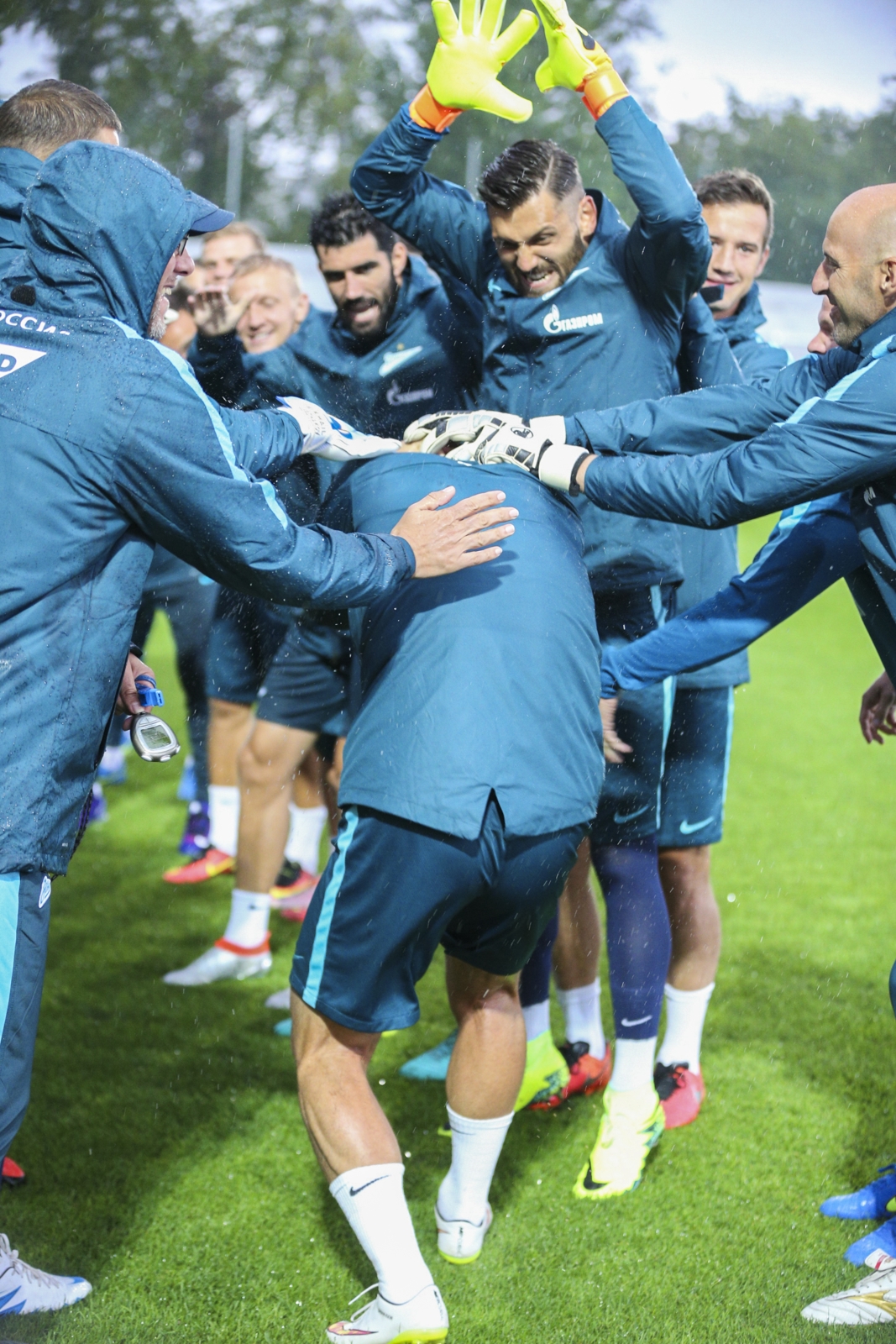 Предыгровая тренировка «Зенита» перед матчем за Суперкубок России 2016