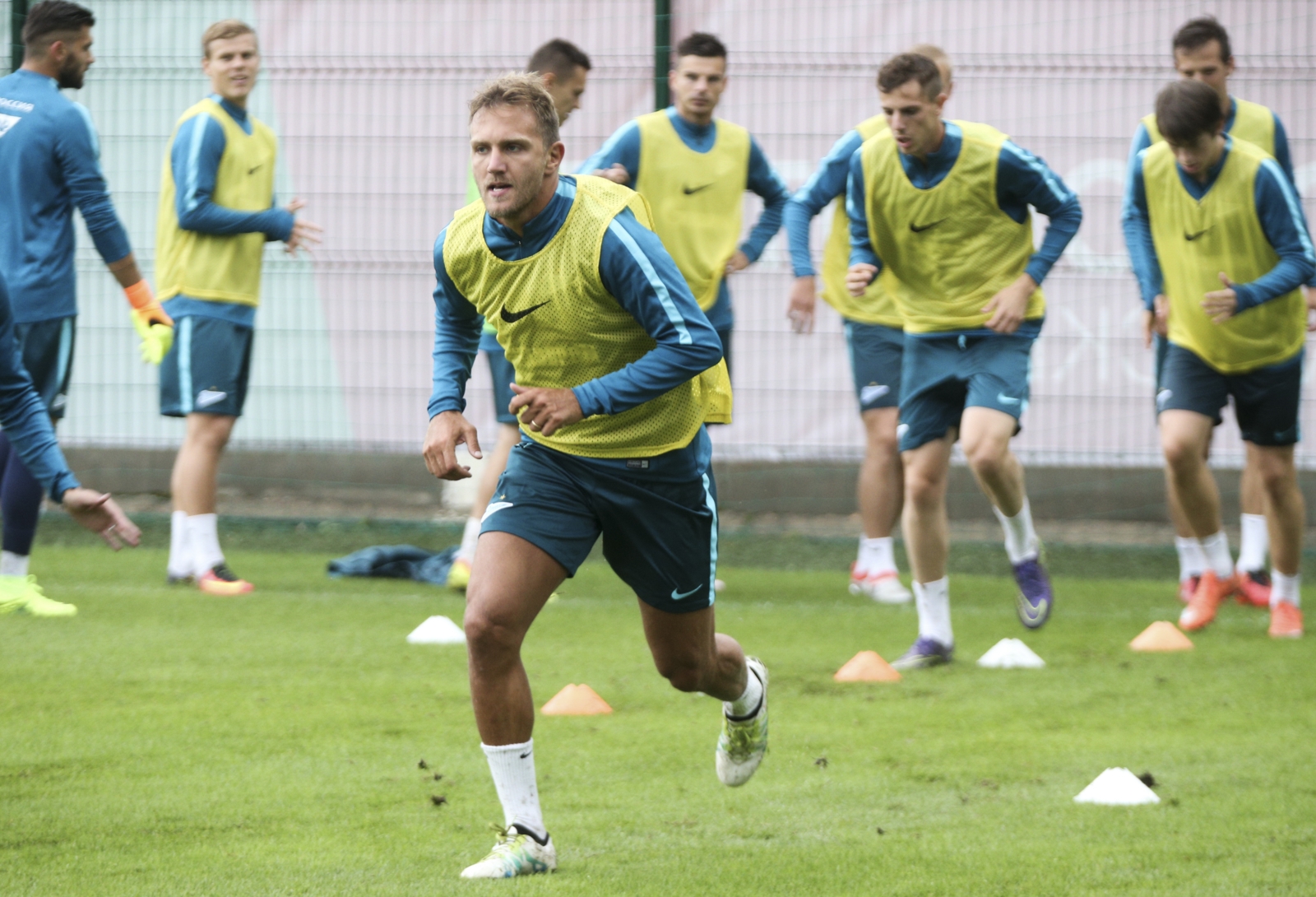 Предыгровая тренировка «Зенита» перед матчем за Суперкубок России 2016