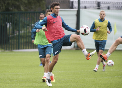 Предыгровая тренировка «Зенита» перед матчем за Суперкубок России 2016