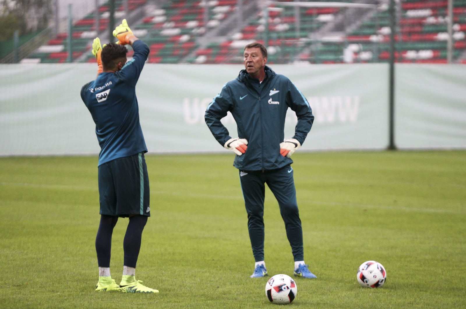 Предыгровая тренировка «Зенита» перед матчем за Суперкубок России 2016