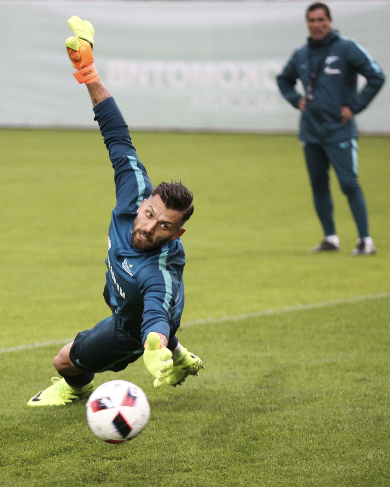 Предыгровая тренировка «Зенита» перед матчем за Суперкубок России 2016