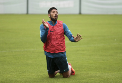 Предыгровая тренировка «Зенита» перед матчем за Суперкубок России 2016