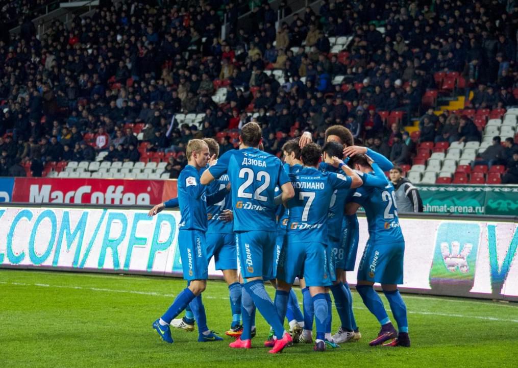 РОСГОССТРАХ-Чемпионат России 2016/17, 13-й тур, «Терек» — «Зенит»