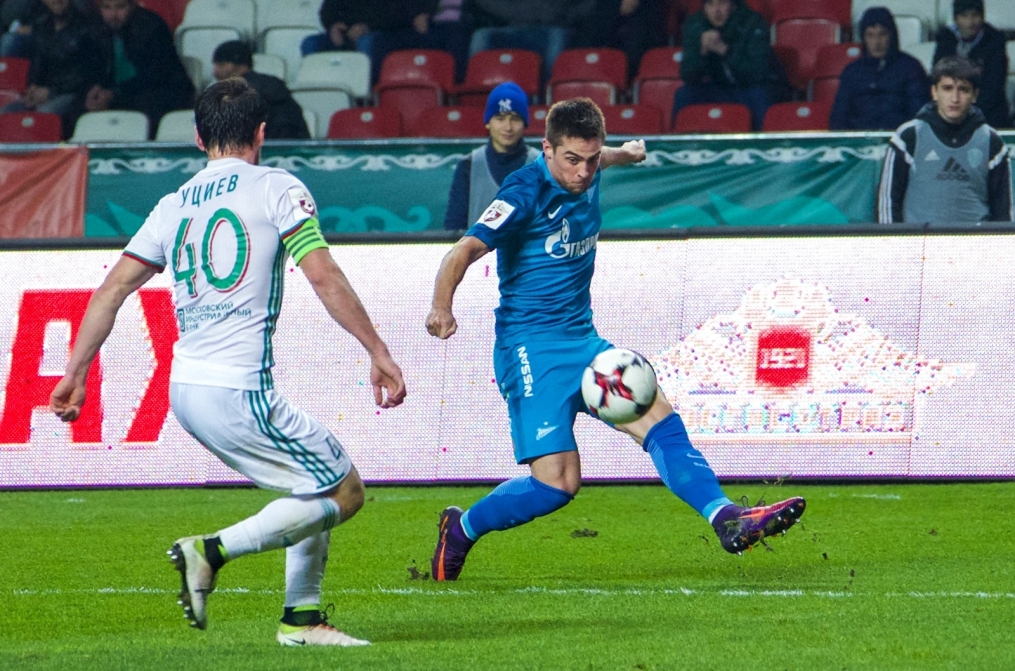 РОСГОССТРАХ-Чемпионат России 2016/17, 13-й тур, «Терек» — «Зенит»