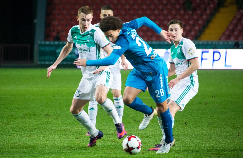 РОСГОССТРАХ-Чемпионат России 2016/17, 13-й тур, «Терек» — «Зенит»