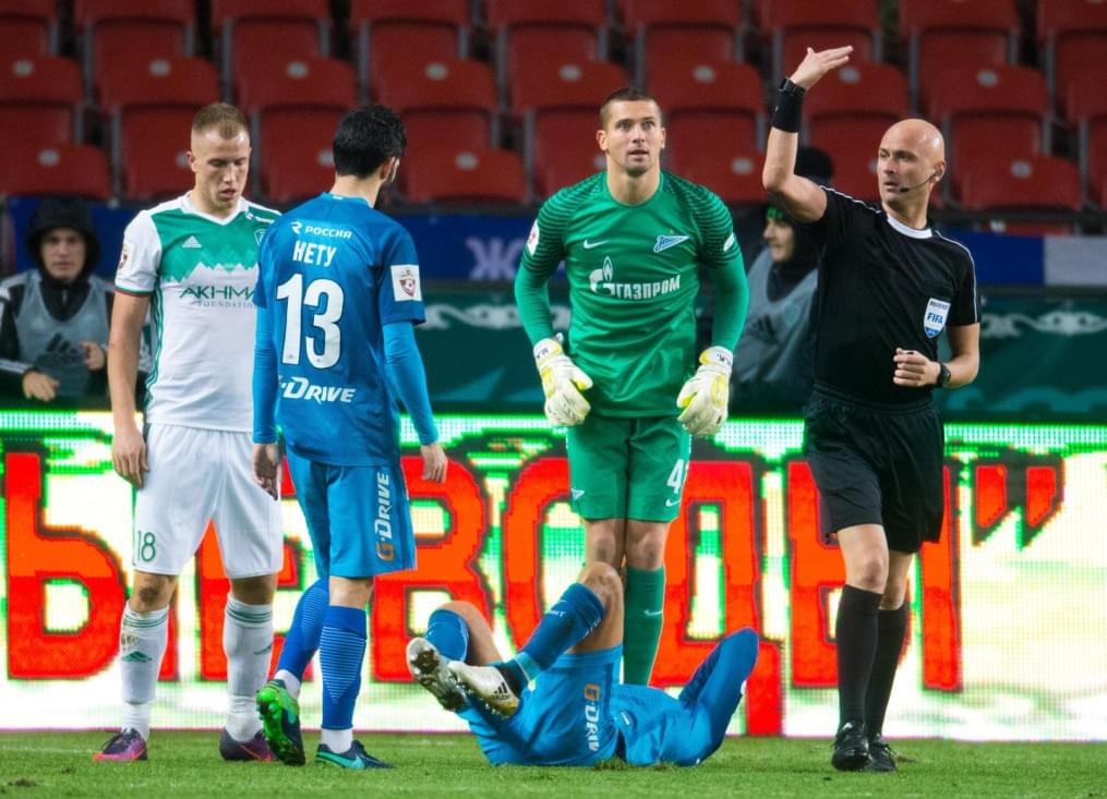 РОСГОССТРАХ-Чемпионат России 2016/17, 13-й тур, «Терек» — «Зенит»