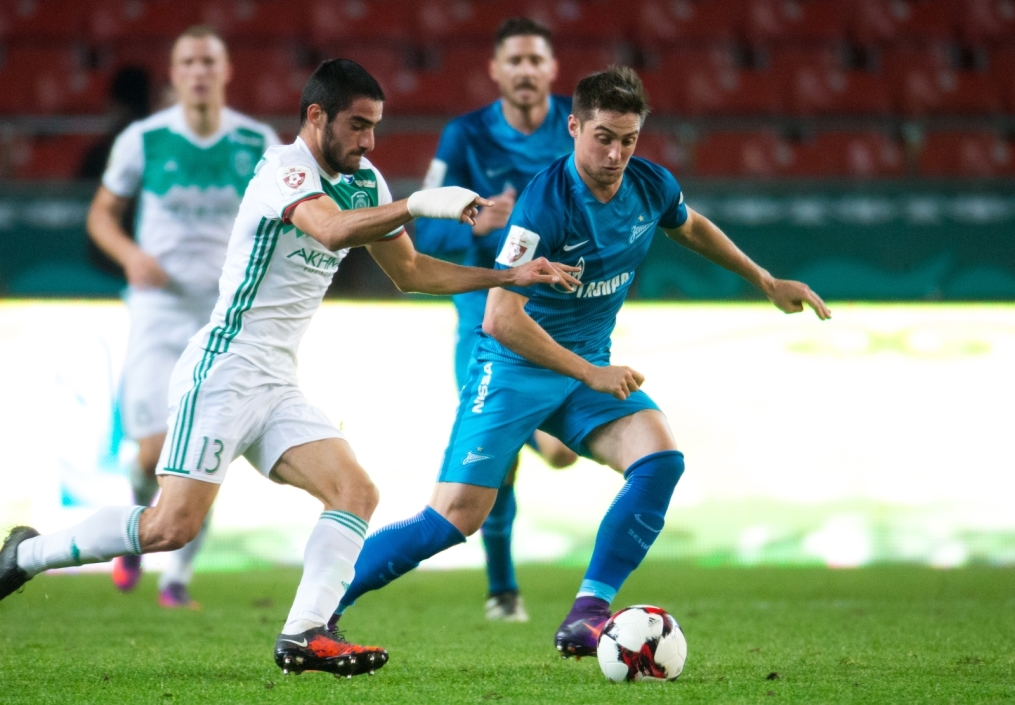 РОСГОССТРАХ-Чемпионат России 2016/17, 13-й тур, «Терек» — «Зенит»