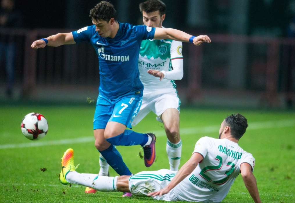 РОСГОССТРАХ-Чемпионат России 2016/17, 13-й тур, «Терек» — «Зенит»