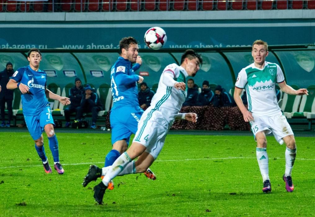 РОСГОССТРАХ-Чемпионат России 2016/17, 13-й тур, «Терек» — «Зенит»