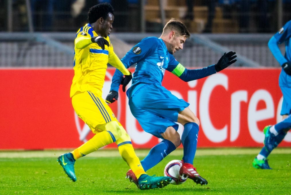 Лига Европы УЕФА 2016/17, 5-й тур, «Зенит» — «Маккаби»