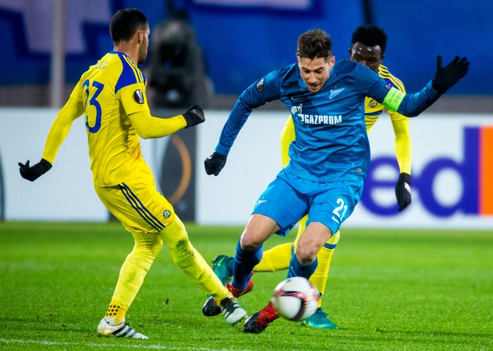 Лига Европы УЕФА 2016/17, 5-й тур, «Зенит» — «Маккаби»